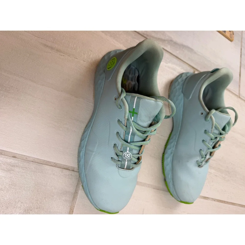 G/FORE MG4+ Golf Shoes Seaglass Light Blue Spikeless G4LF23EF27 Mens 9